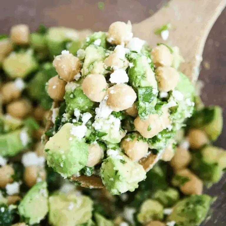 Chickpea, Avocado, & Feta Salad