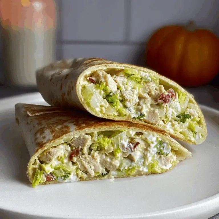 Chopped Chicken Caesar Salad Wrap (1)