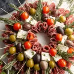 Christmas Antipasto Wreath