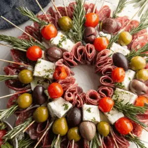 Christmas Antipasto Wreath