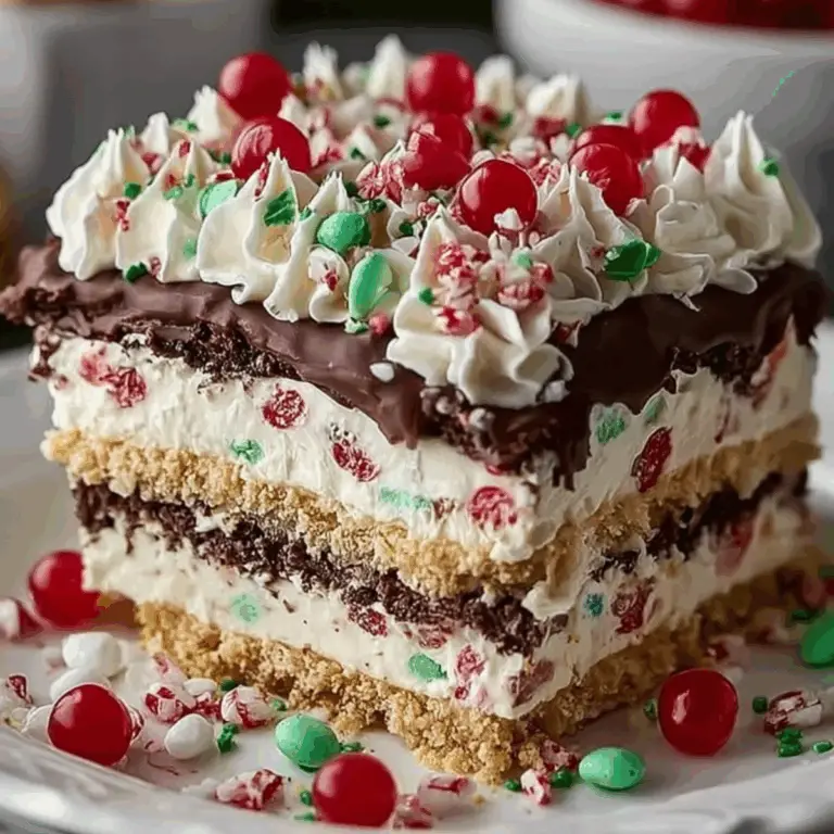 Christmas Dessert Lasagna