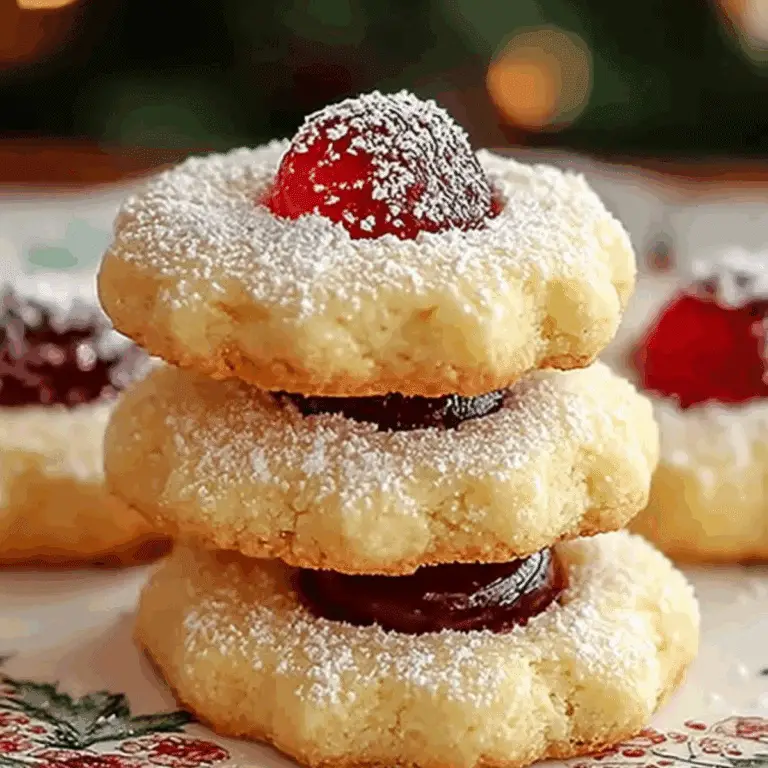 Christmas Maraschino Cherry Shortbread Cookies Delight