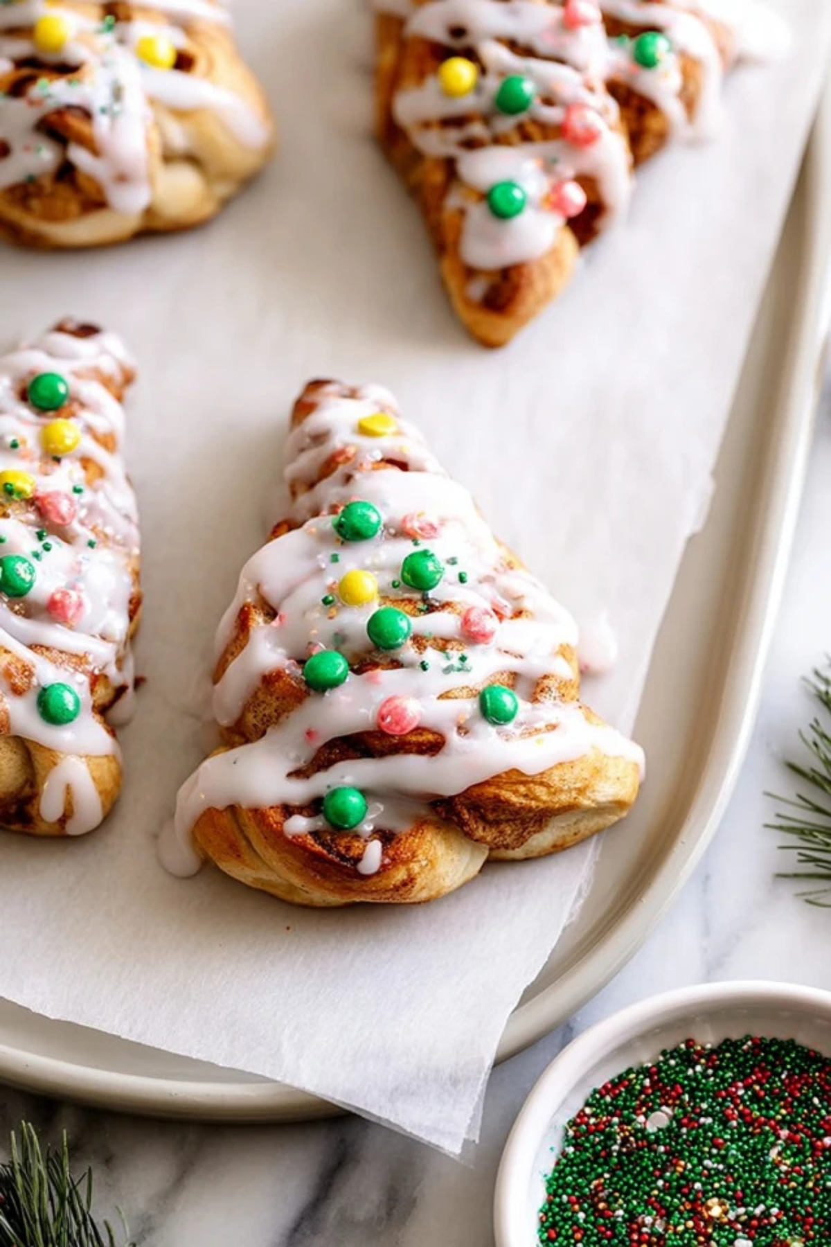 Christmas Tree Cinnamon Rolls