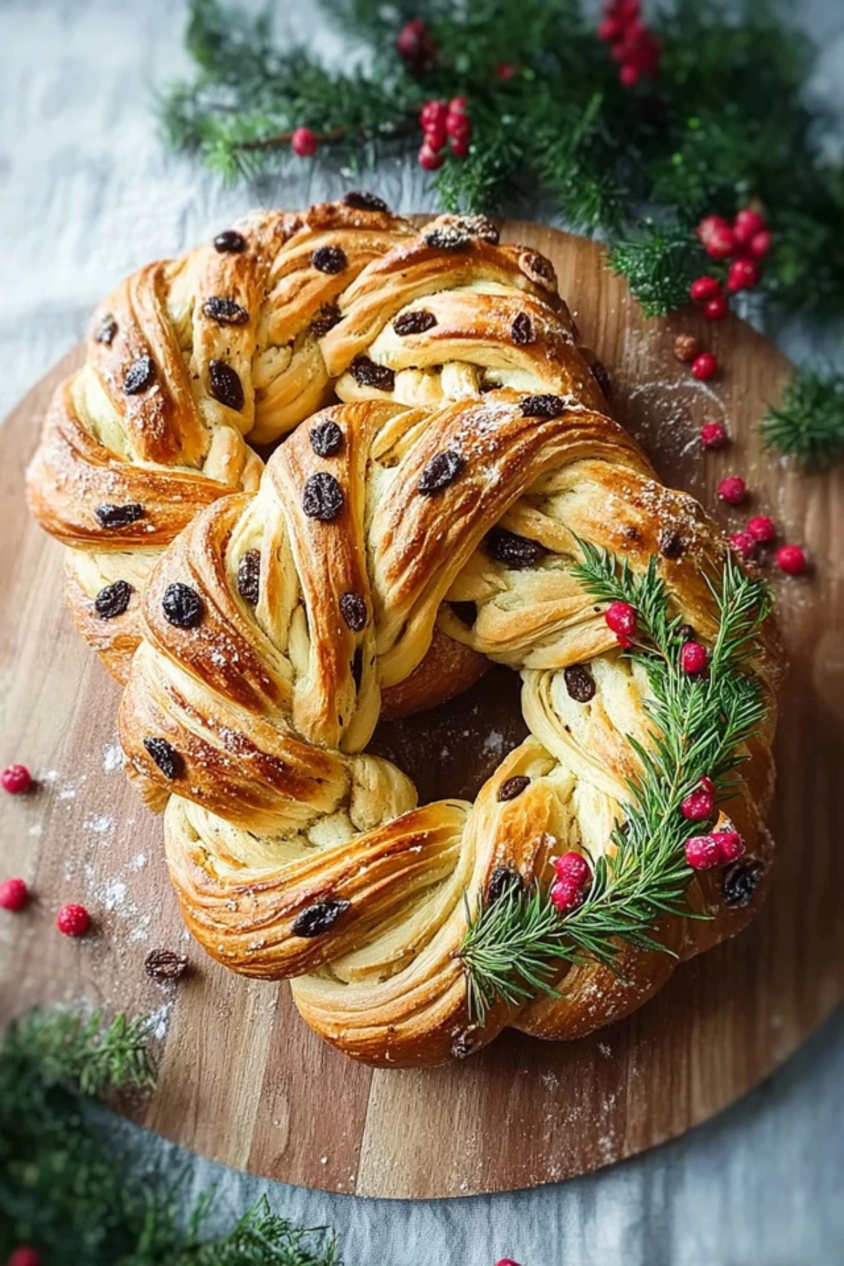 Christmas Wreath Bread