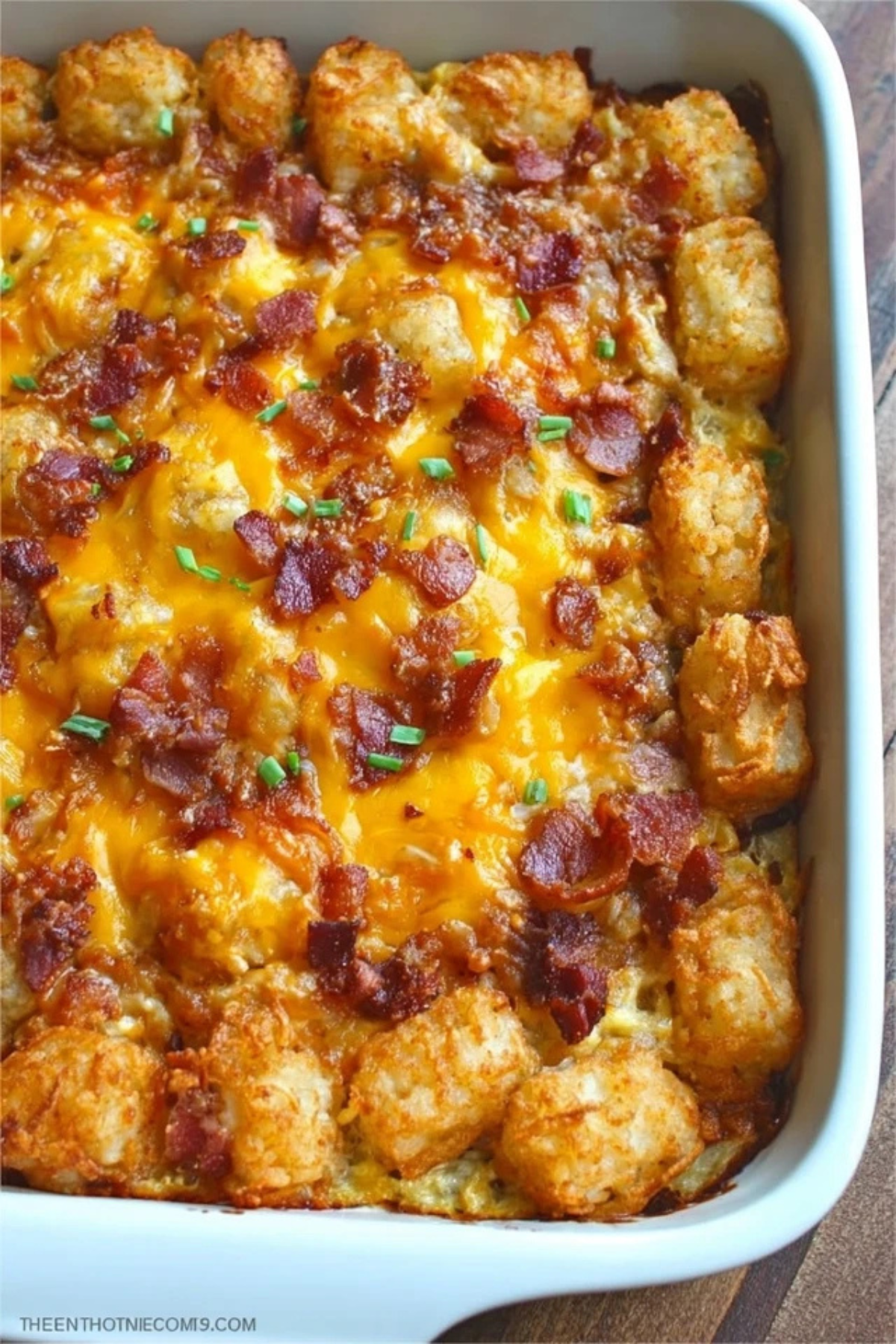 Cracked Out Tater Tot Breakfast Casserole