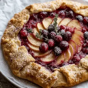 Cranberry Apple Galette (1)