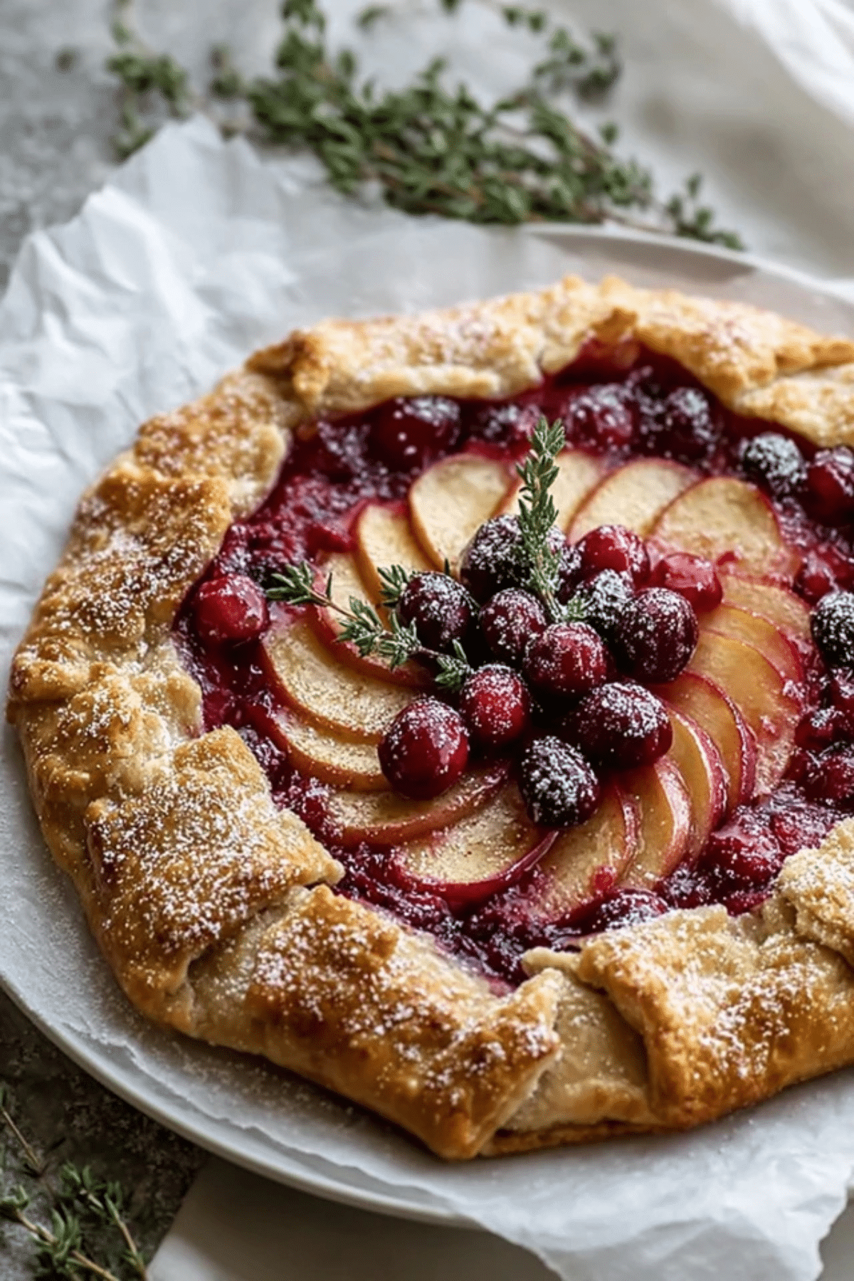 Cranberry Apple Galette (1)