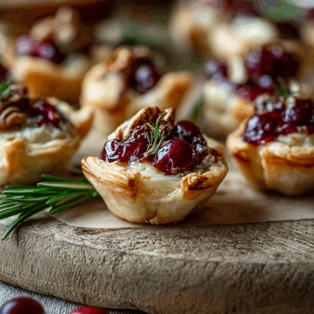 Cranberry Brie Tartlets (5)