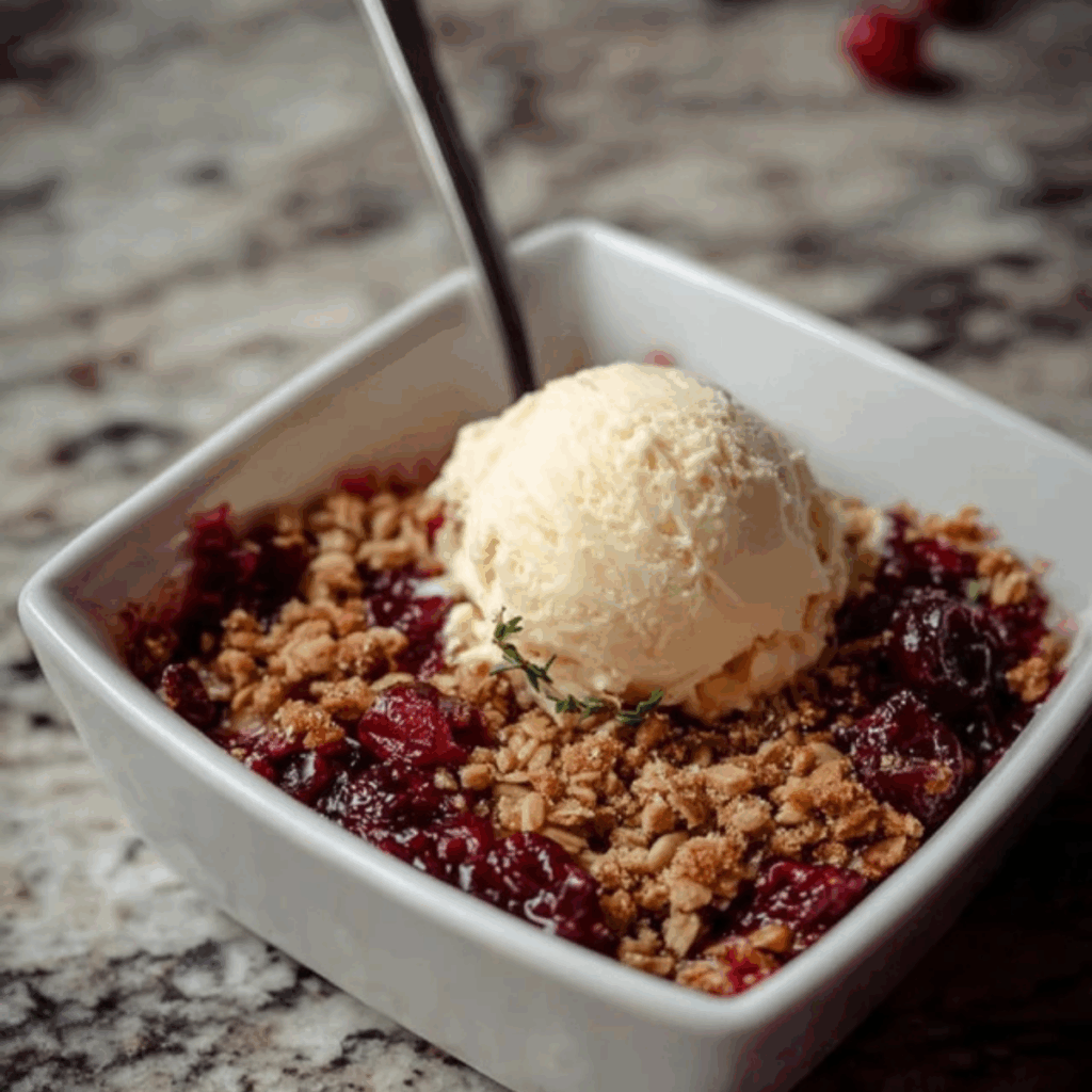 Cranberry Crisp