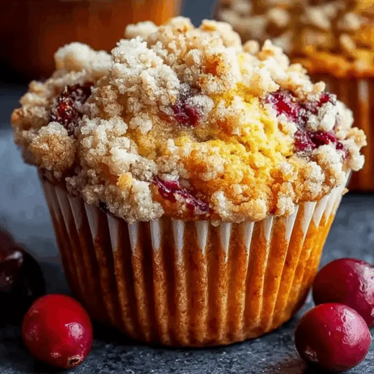 Cranberry Orange Muffins with Streusel (1)