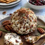 Cranberry Pecan Goat Cheese Ball