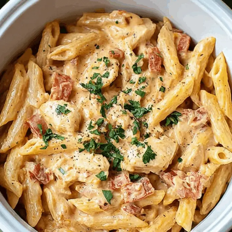 Crock Pot Creamy Cajun Chicken Pasta