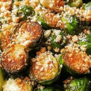 Crusted Roasted Brussels Sprouts
