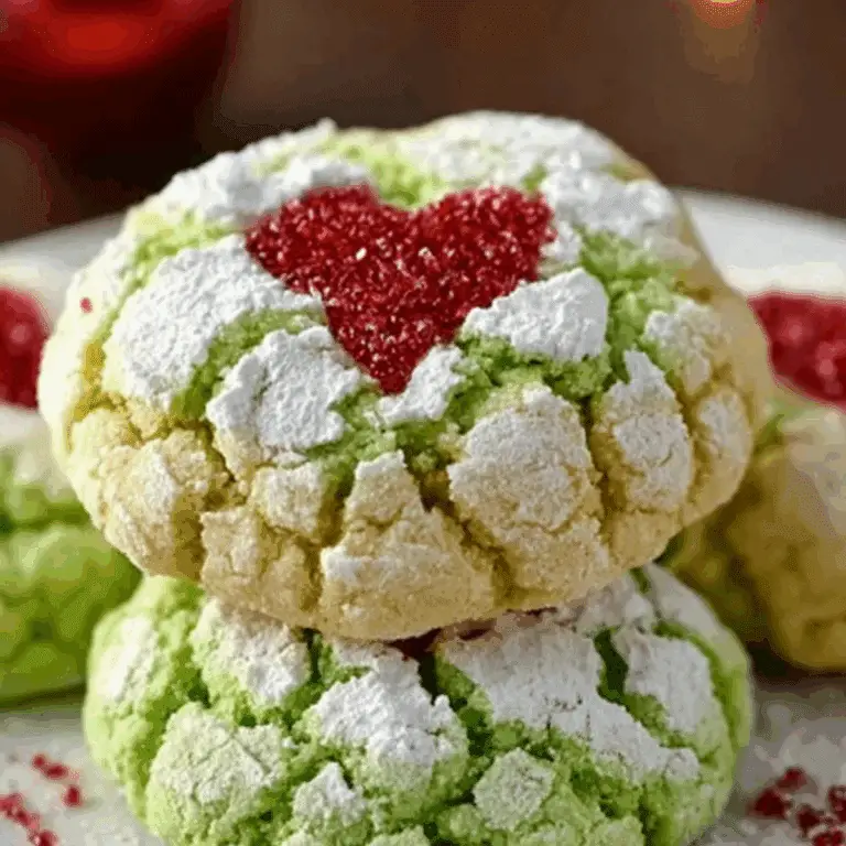 Festive Crinkle Cookies