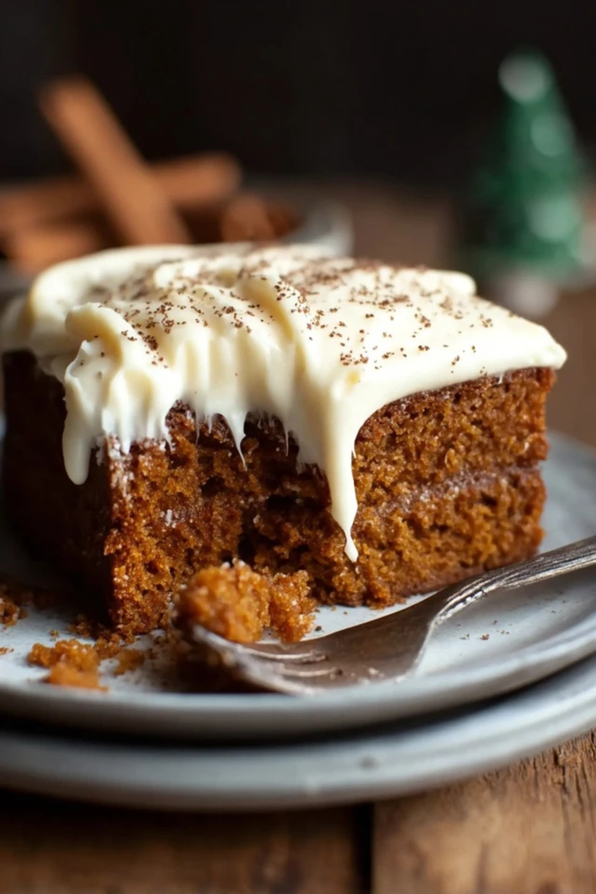 Gingerbread Cake with Luscious Cream Cheese Frosting (1)