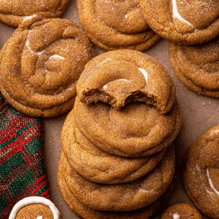 Gingerbread Cheesecake Cookies