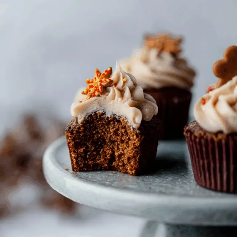 Gingerbread Cupcakes