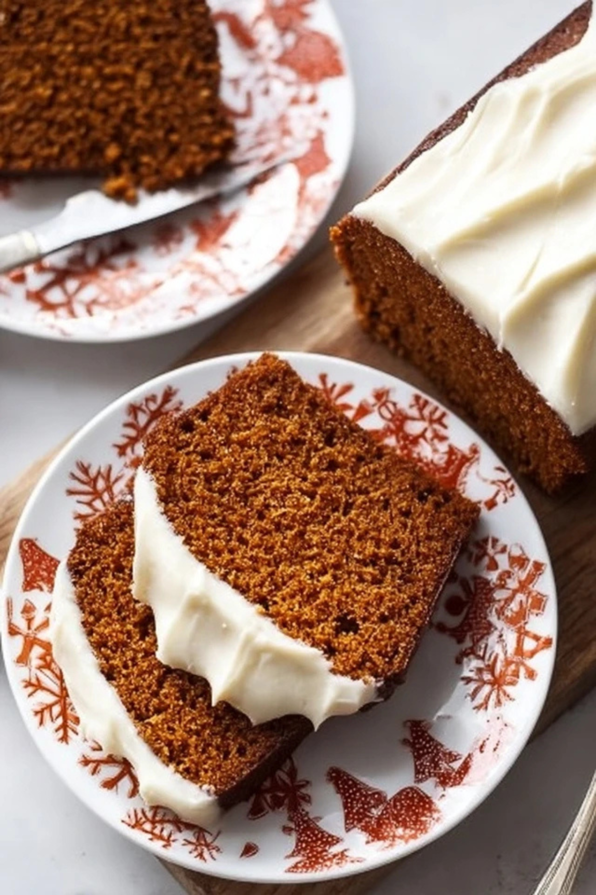Gingerbread Loaf Cake with Cream Cheese Frosting (1)