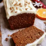 Gingerbread Loaf with Cream Cheese Frosting