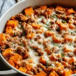 Ground Turkey Sweet Potato Bake