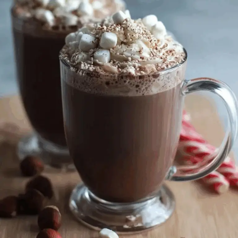 Hazelnut Hot Chocolate