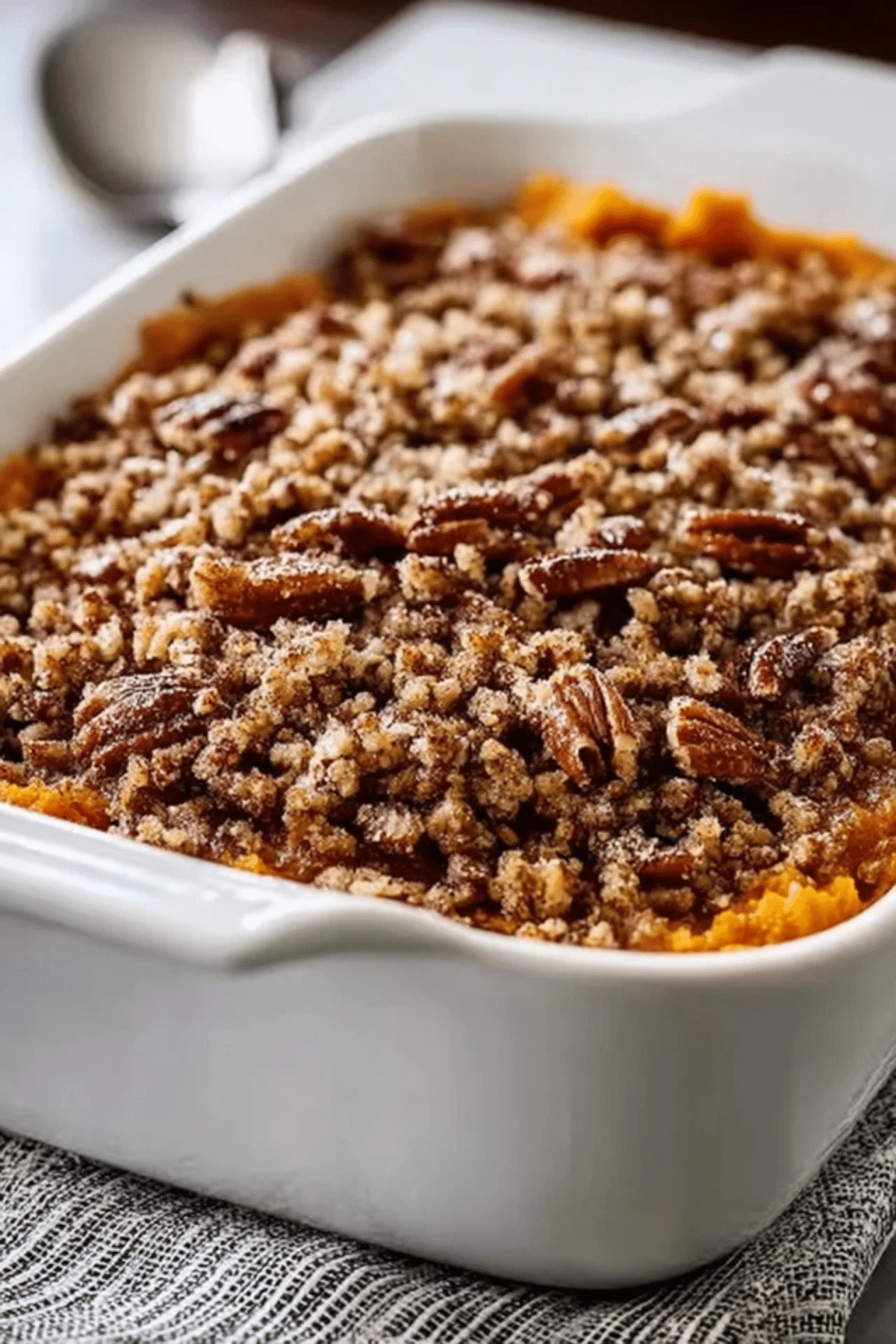 Healthy Sweet Potato Casserole with Pecan Streusel (4)