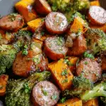 Honey Garlic Sausage Sweet Potatoes