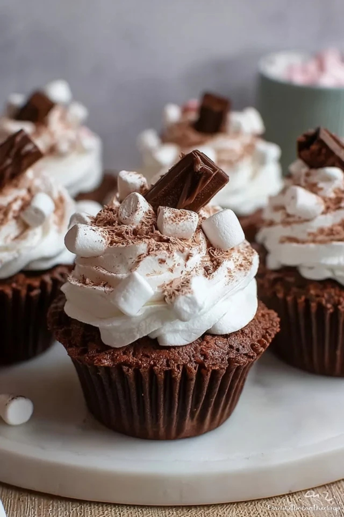 Hot Chocolate Cupcakes