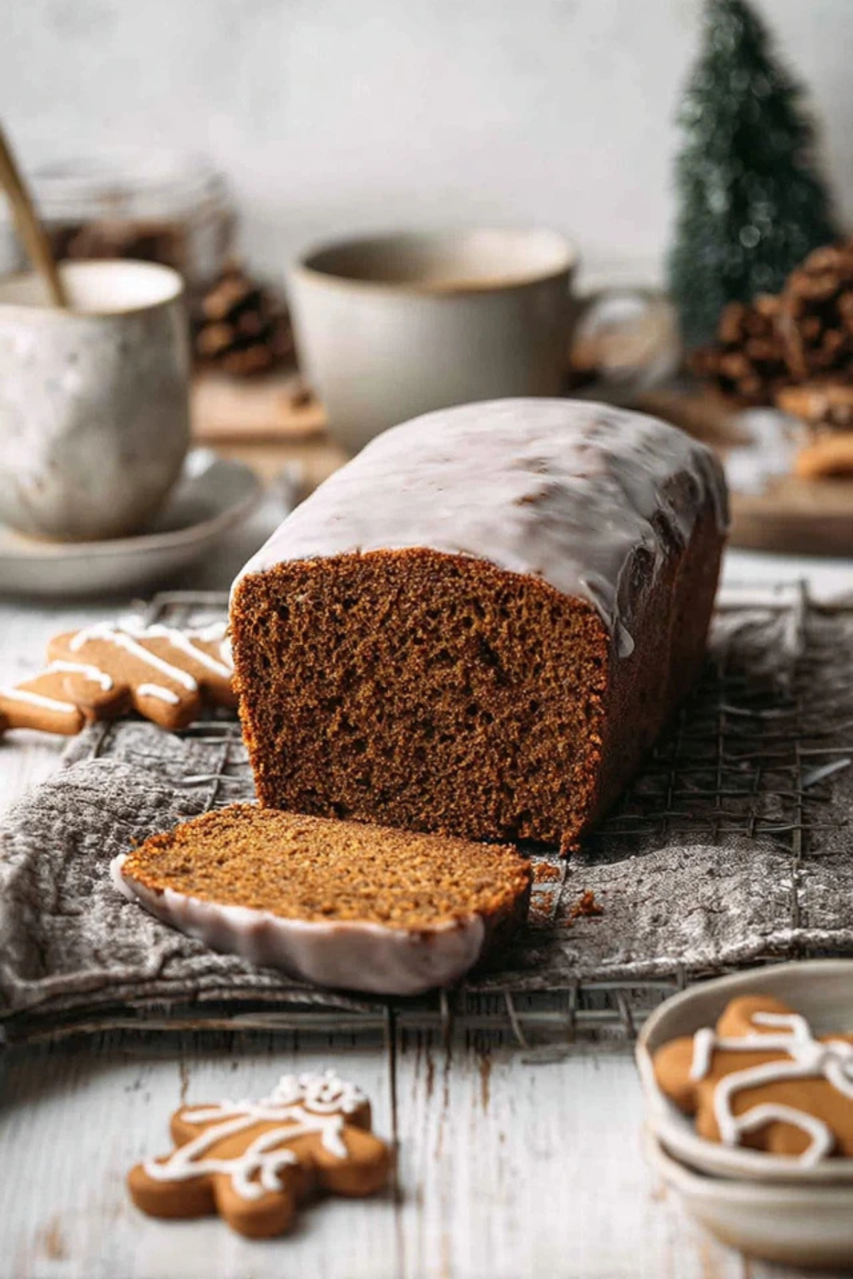 Iced Gingerbread Loaf Cake (1)