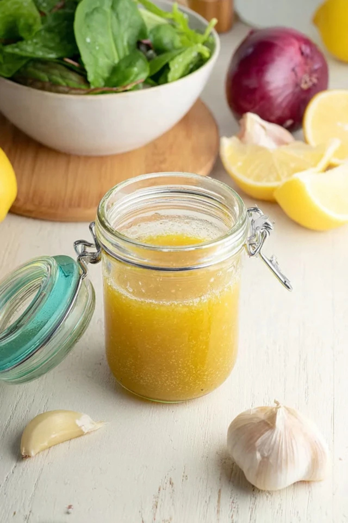 Lemon Garlic Vinaigrette Dressing