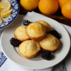 Meyer Lemon Mini Muffins