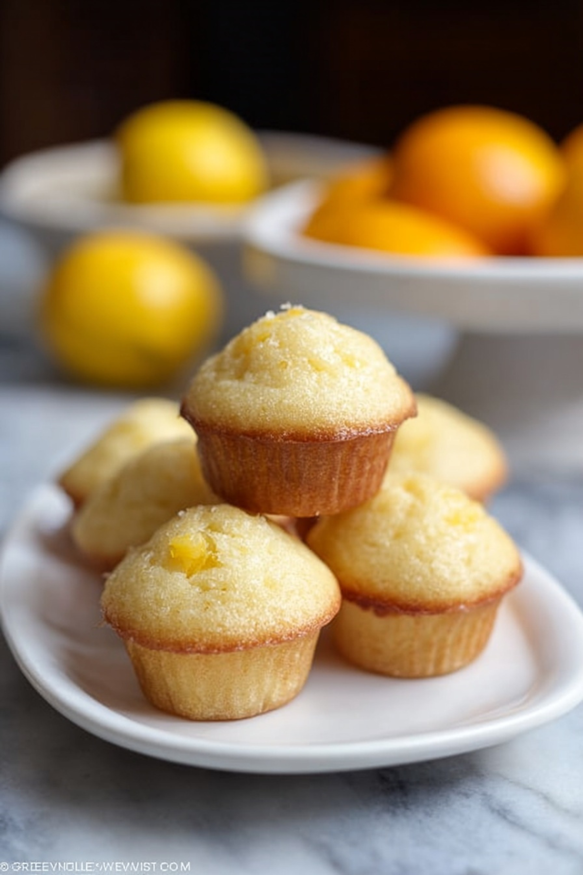 Meyer Lemon Mini Muffins