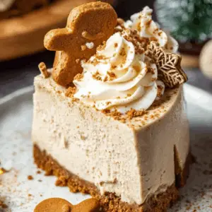 No Bake Gingerbread Cheesecake