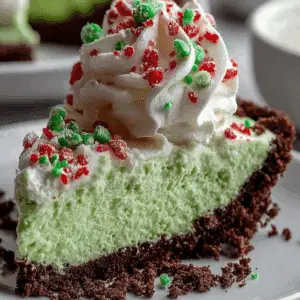 No-Bake Grinch Christmas Cheesecake