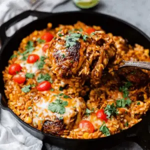 One-Pot BBQ Chicken and Rice