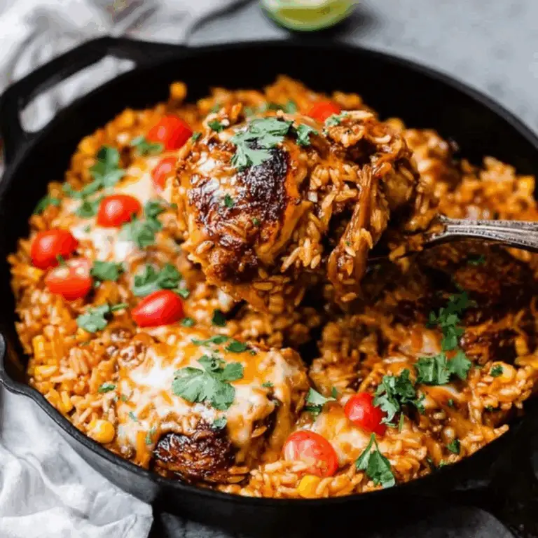 One-Pot BBQ Chicken and Rice
