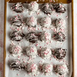 Peppermint Oreo Truffle Balls