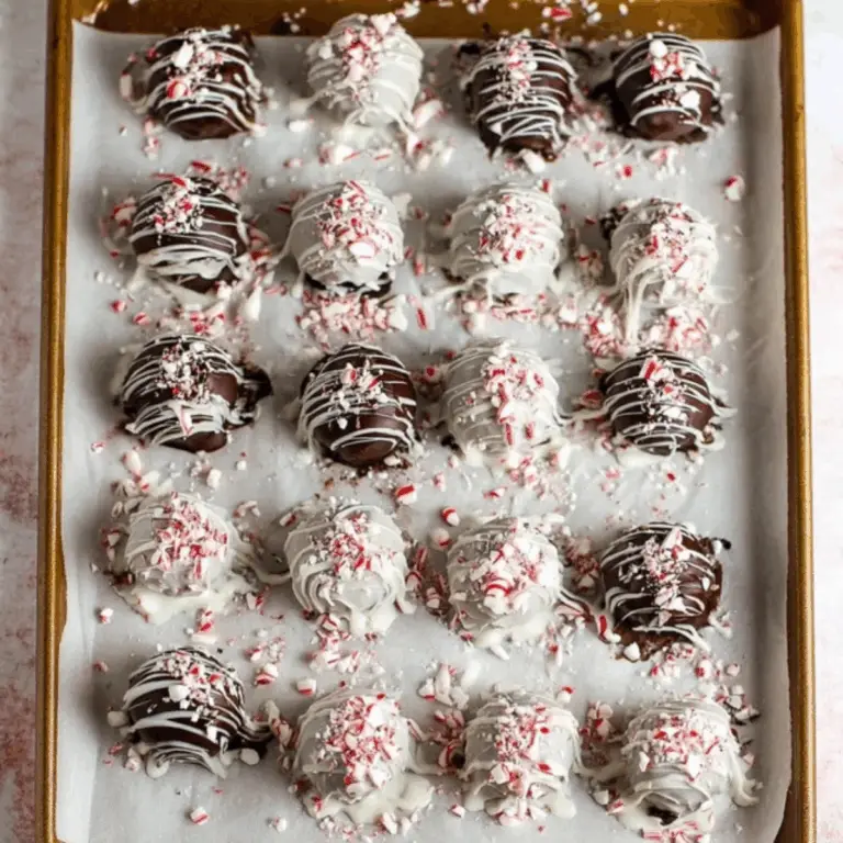 Peppermint Oreo Truffle Balls