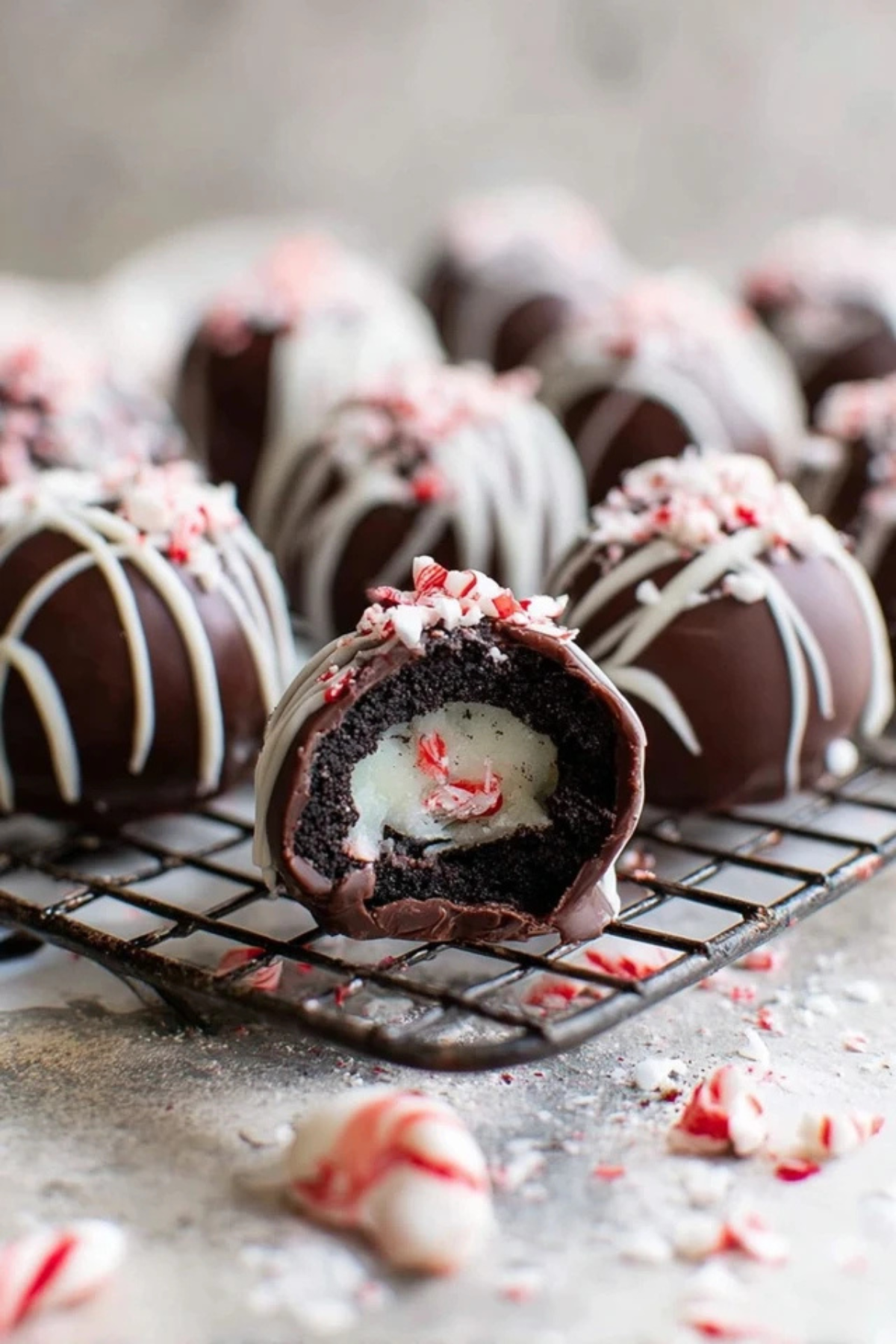 Peppermint Oreo Truffle Balls