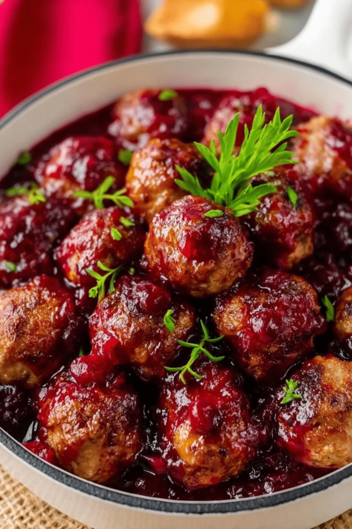 Quick Cranberry Meatballs