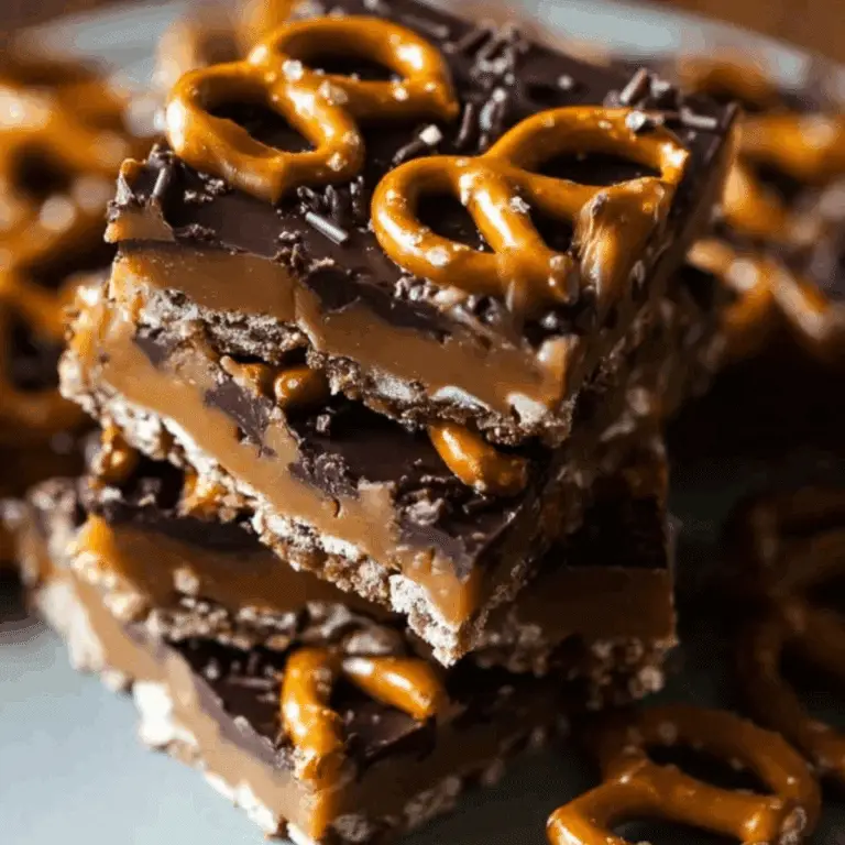 Salted Chocolate and Caramel Pretzel Bars (1)