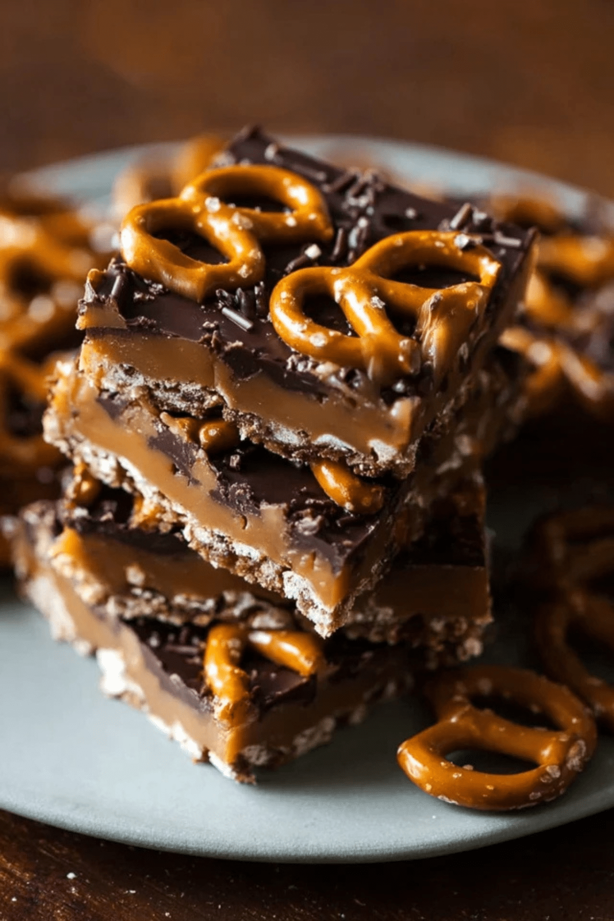 Salted Chocolate and Caramel Pretzel Bars (1)