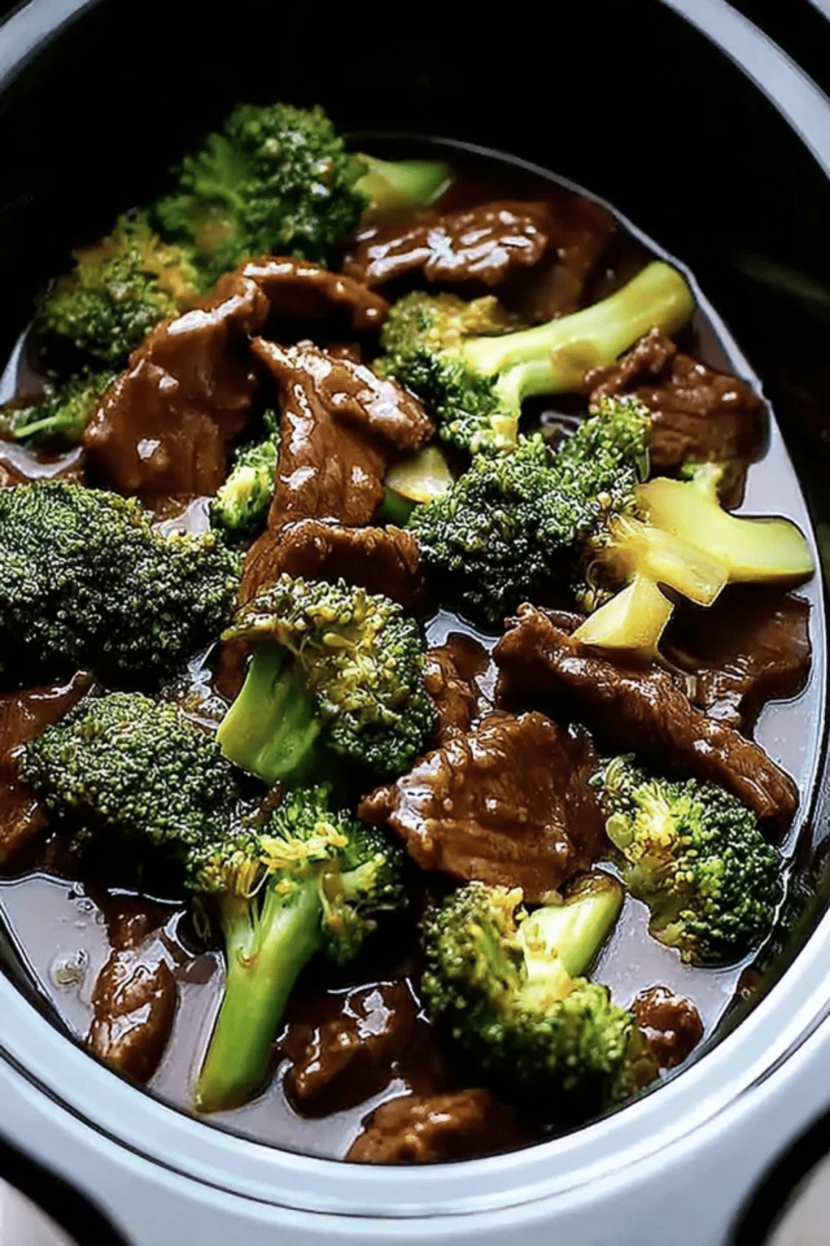 Savory Crock Pot Beef and Broccoli