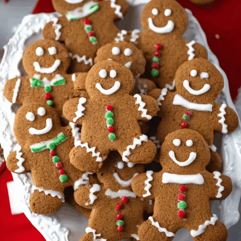 Soft & Chewy Gingerbread Men Cookies