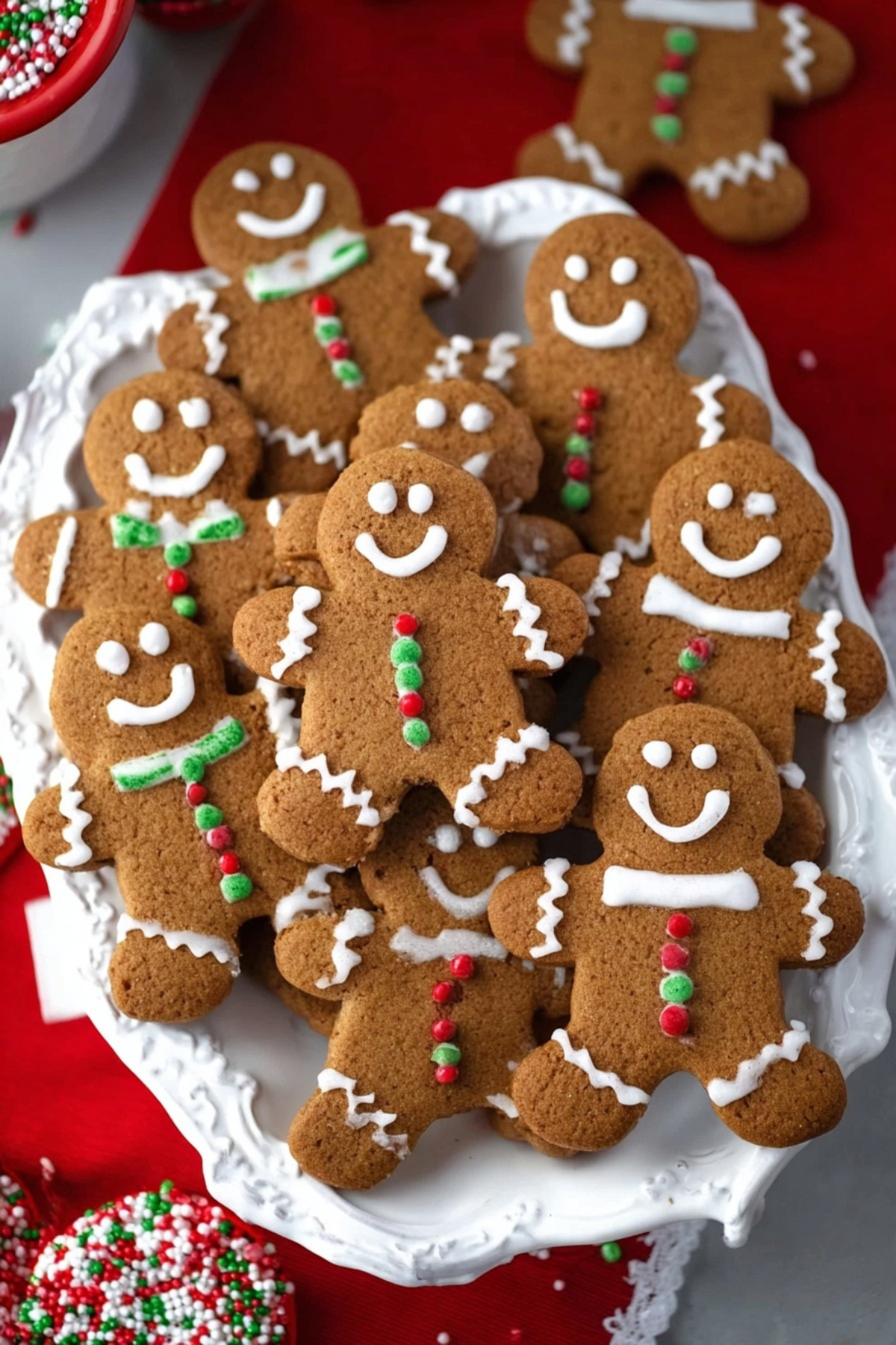 Soft & Chewy Gingerbread Men Cookies