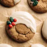 Soft Gingerbread Cookies with Maple Glaze