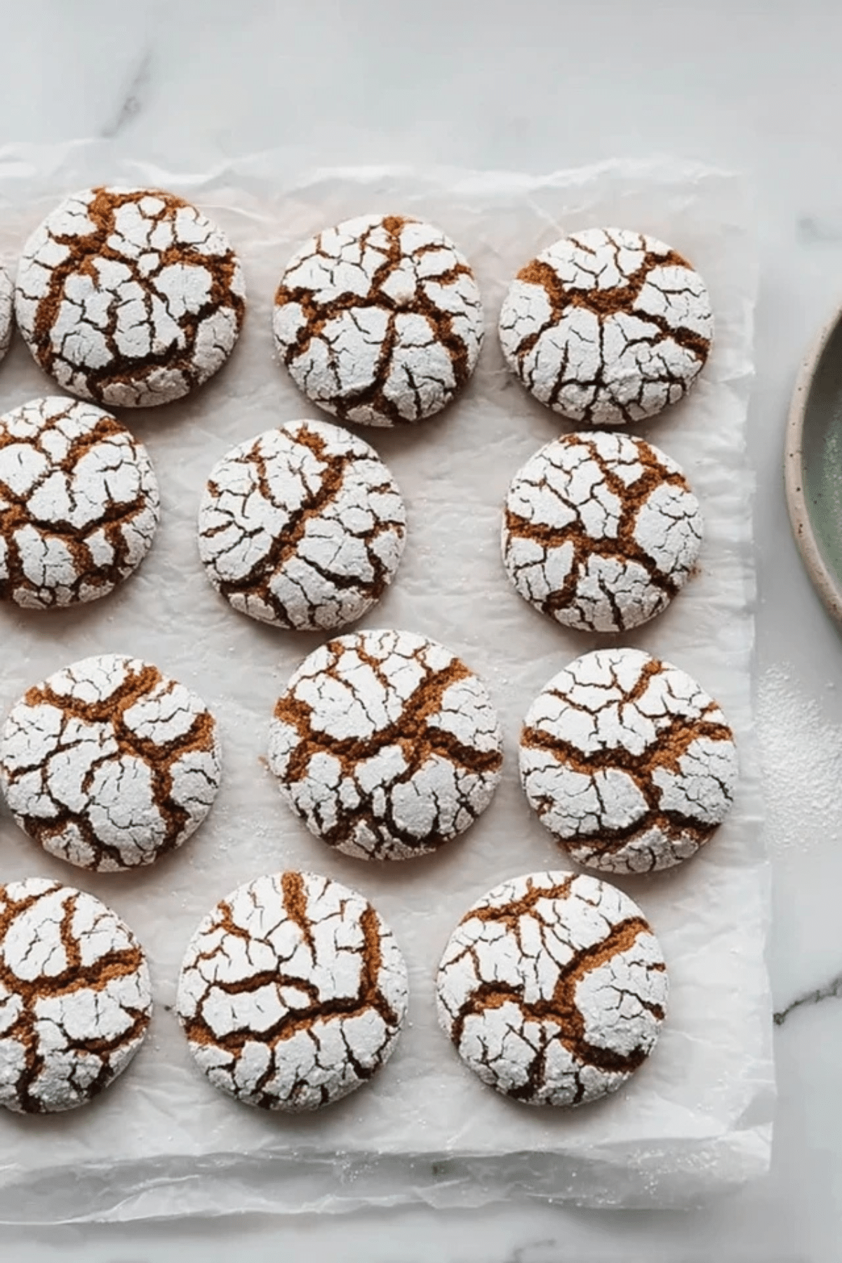 Soft and Spiced Gingerbread Crinkle Cookies (1)