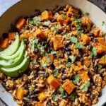 Southwest Sweet Potato, Black Bean and Rice Skillet (1)