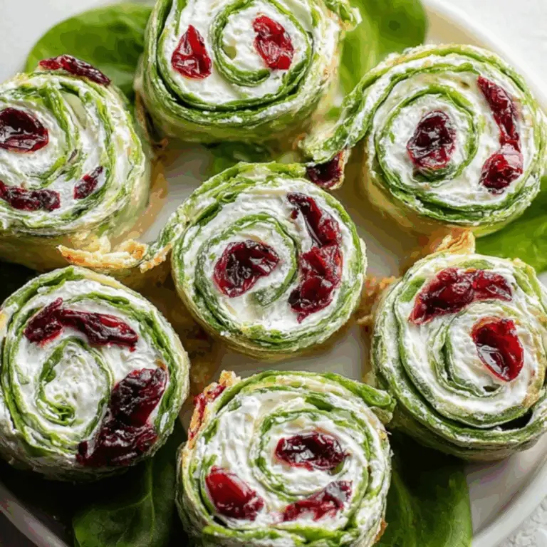 Tasty Christmas Cranberry Pinwheels