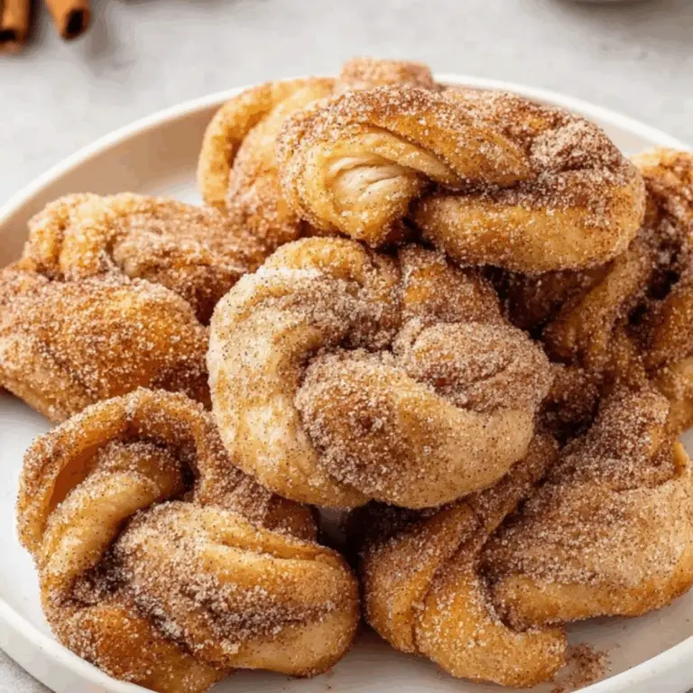 Vegan Cinnamon Sugar Knots